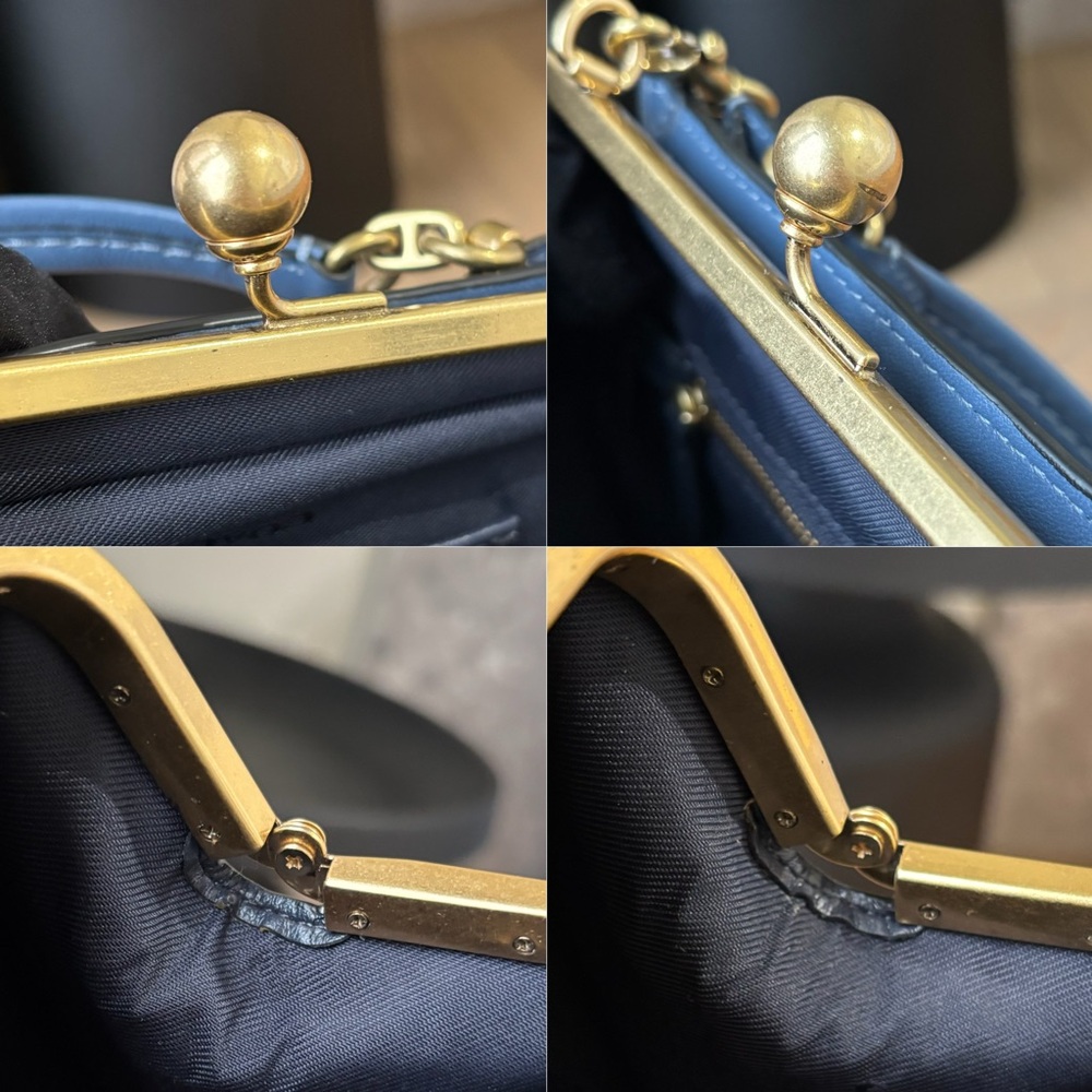 COACH Kisslock Dreamer 21 Bag Blue - Picture 12 of 16